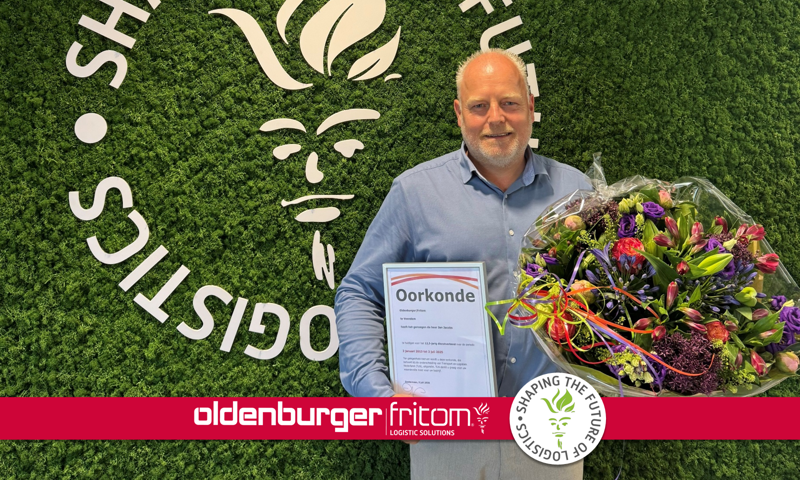 Jan Jacobs 12 And A Half Years Of Service At Oldenburger Fritom