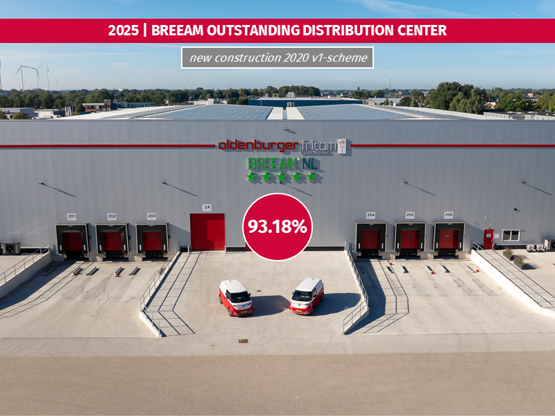 2025 Breeam Outstanding Distribution Center Oldenburger Fritom Veendam (NL)