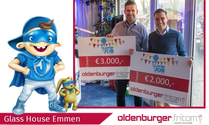 Oldenburger|Fritom donates 5000 euros to the Jarige Job Foundation.